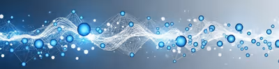 Abstract blue banner illustrating Workday ERP integration