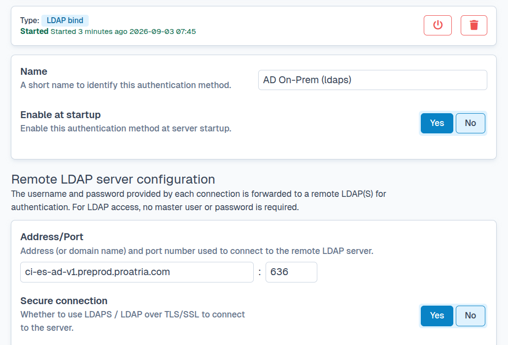 SFTPPlus Web Manager LDAP AD Secure.